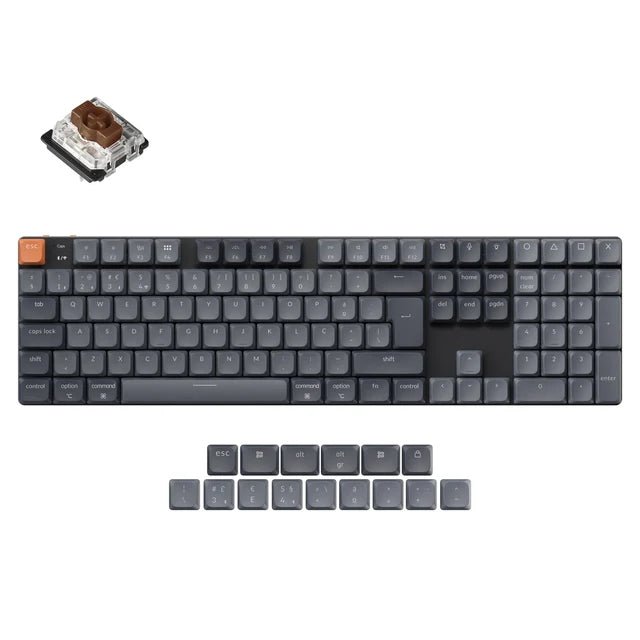 Clavier mécanique personnalisé sans fil Keychron K5 Max QMK Collection disposition ISO