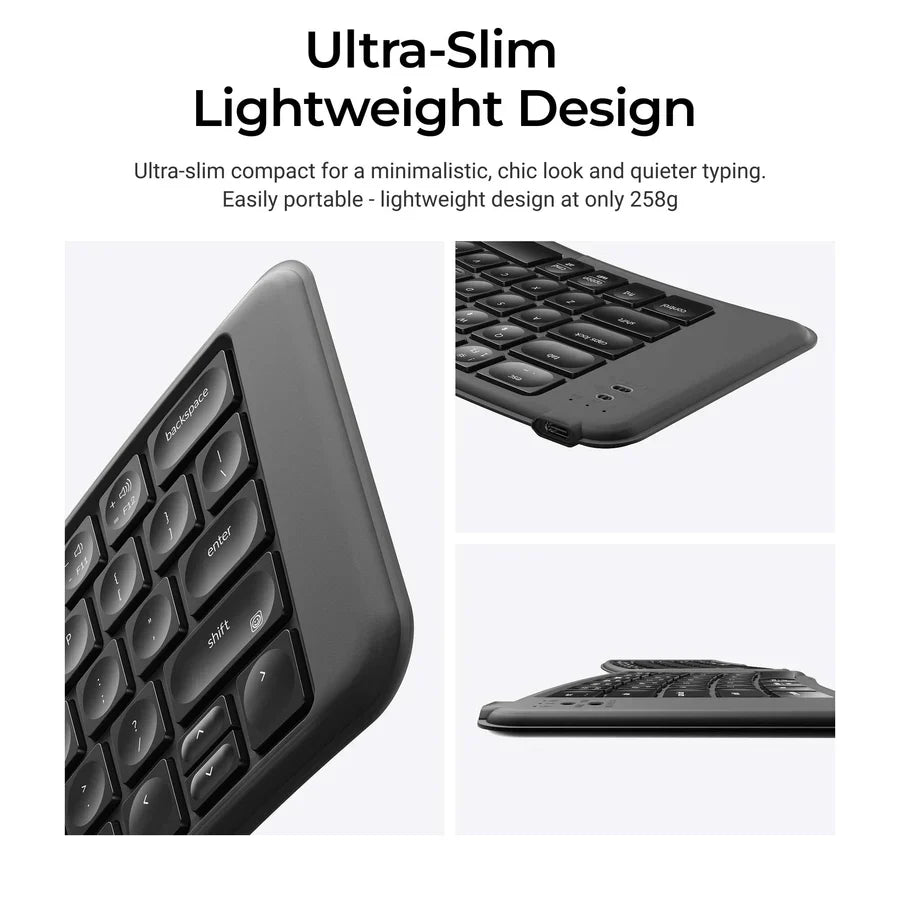 Clavier pliable sans fil ultra-fin Keychron B11 Pro (Clavier US ANSI)