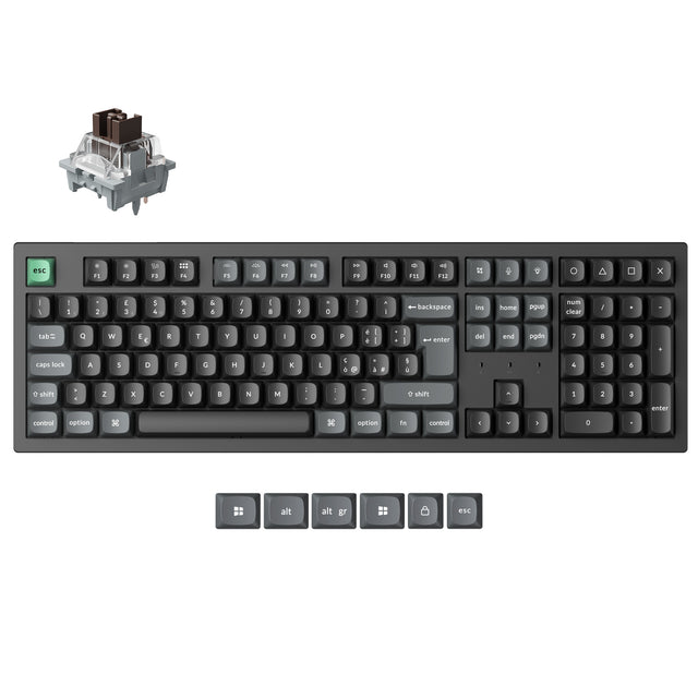 Clavier mécanique personnalisé sans fil Keychron K10 Ultra 8K Collection avec disposition ISO