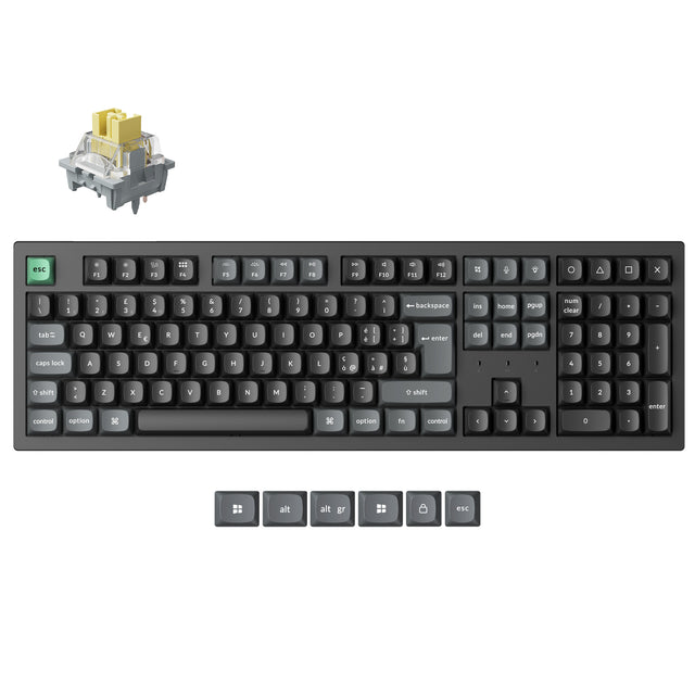 Clavier mécanique personnalisé sans fil Keychron K10 Ultra 8K Collection avec disposition ISO