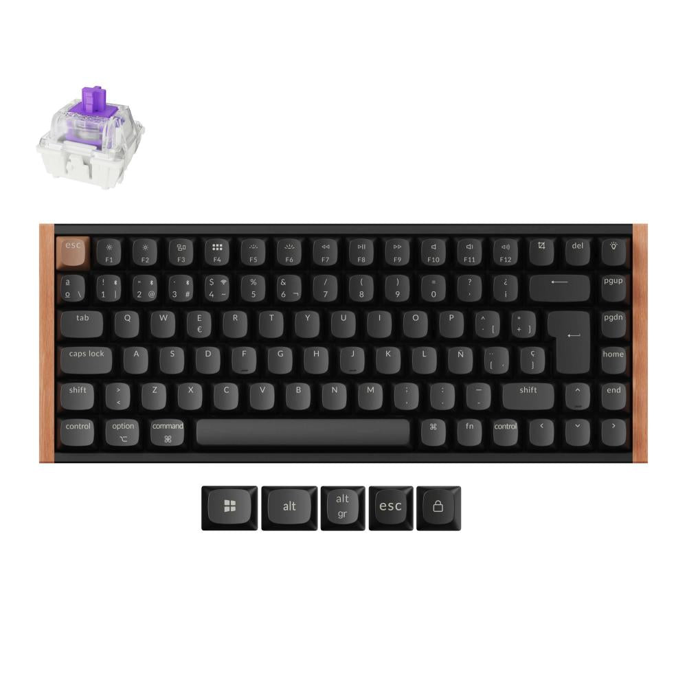 Collection de claviers personnalisés Keychron K2 HE sans fil à interrupteur magnétique disposition ISO