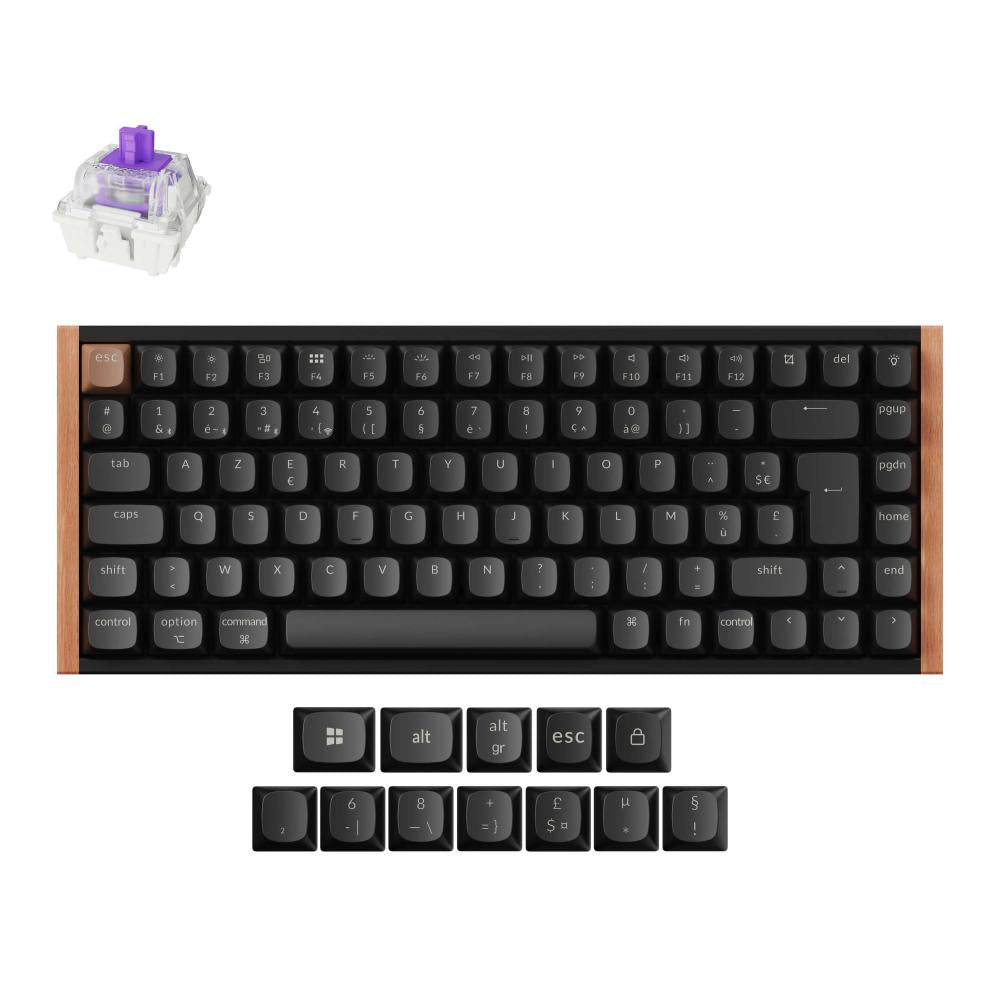Collection de claviers personnalisés Keychron K2 HE sans fil à interrupteur magnétique disposition ISO