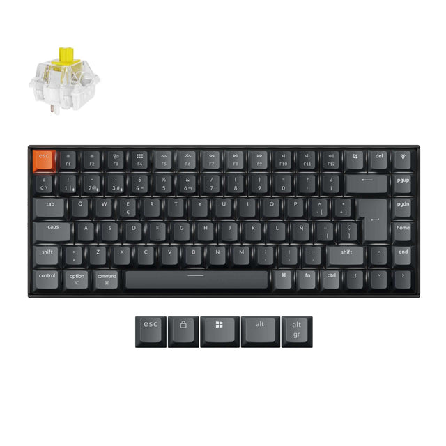 Clavier mécanique sans fil Keychron K2 QMK disposition ISO - Version 3