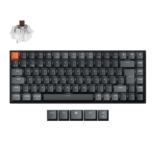 Clavier mécanique sans fil Keychron K2 QMK disposition ISO - Version 3
