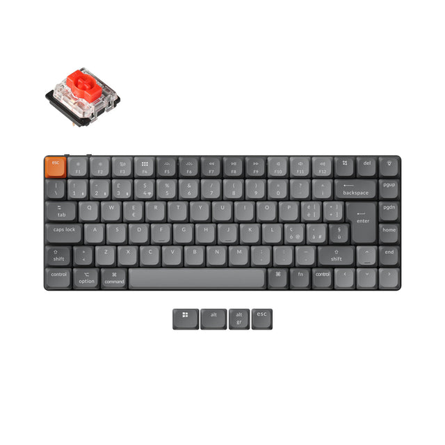 Keychron K3 Max QMK/VIA Clavier mécanique personnalisé sans fil Collection de mises en page ISO