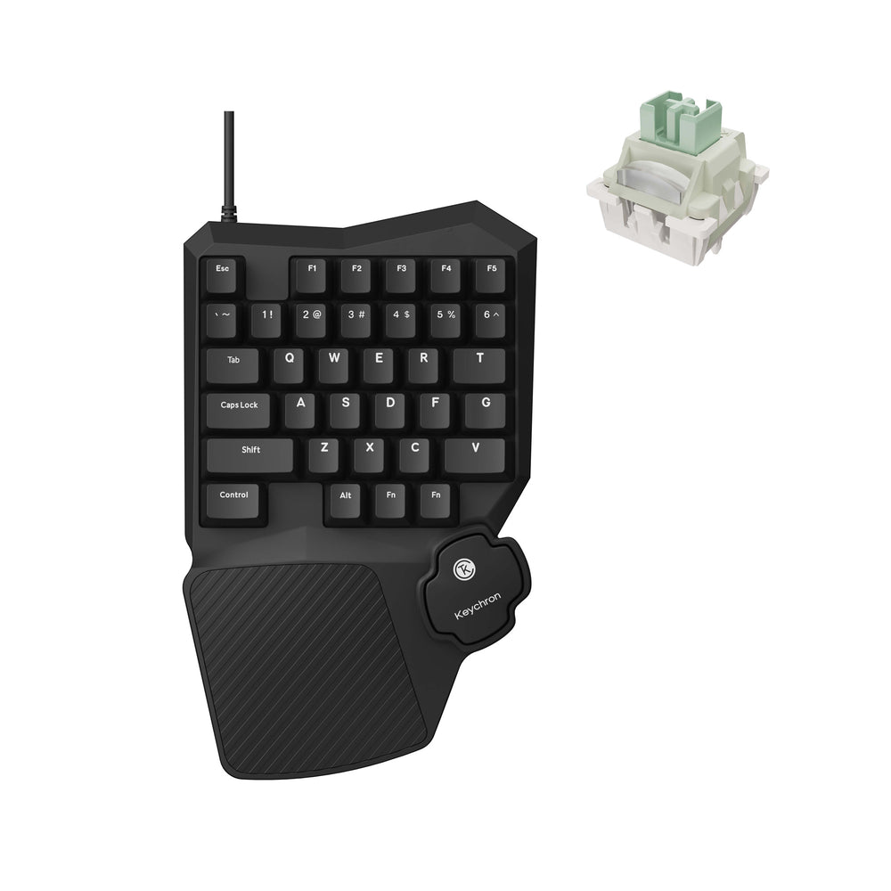 Clavier de jeu filaire Keychron C0 HE à une main avec interrupteurs magnétiques