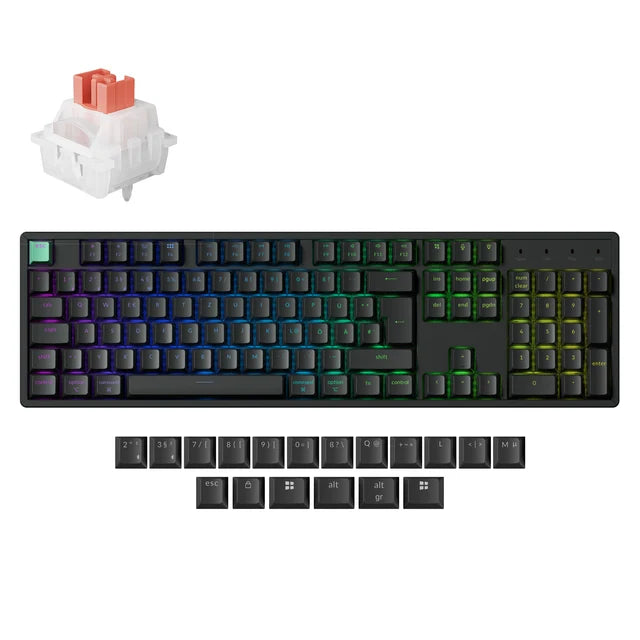 Clavier personnalisé Keychron K10 HE sans fil à interrupteur magnétique Collection disposition ISO