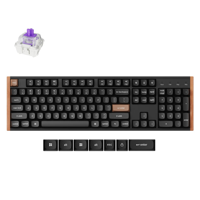 Clavier Keychron K10 HE sans fil à interrupteur magnétique (Disposition US ANSI)