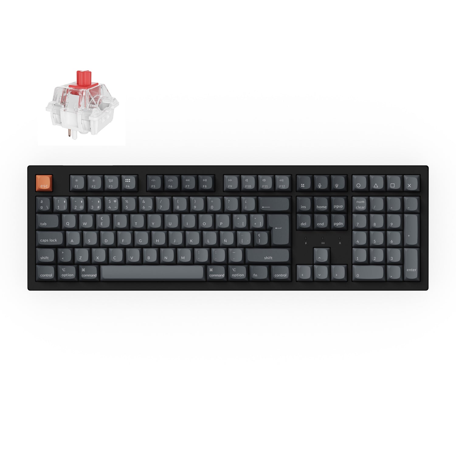 Keychron K10 Max QMK/VIA Clavier mécanique sans fil Collection de mises en page ISO