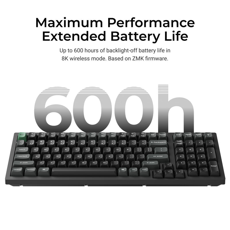 Keychron K10 Ultra 8K Wireless Custom Mechanical Keyboard (US ANSI Layout)