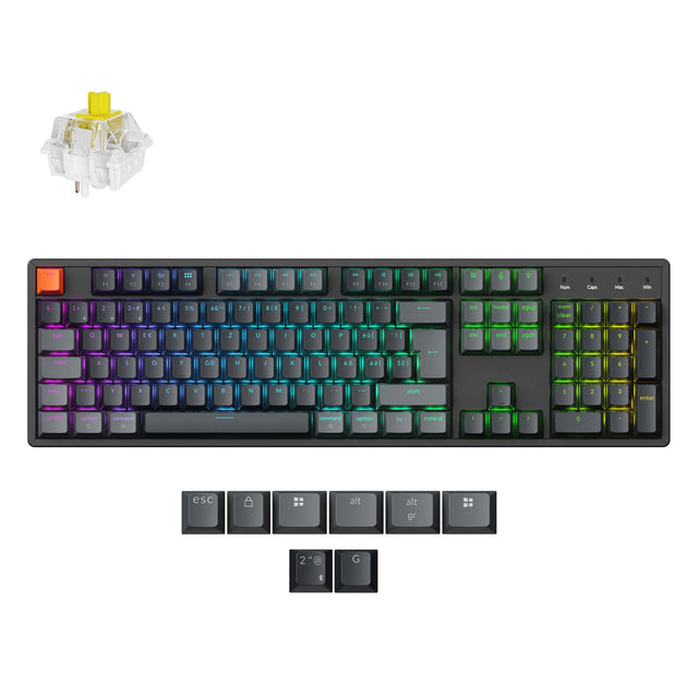 Keychron K10 QMK Wireless Mechanical Keyboard ISO Layout - Version 2