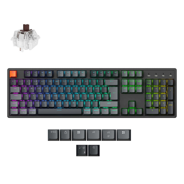 Keychron K10 QMK Wireless Mechanical Keyboard ISO Layout - Version 2
