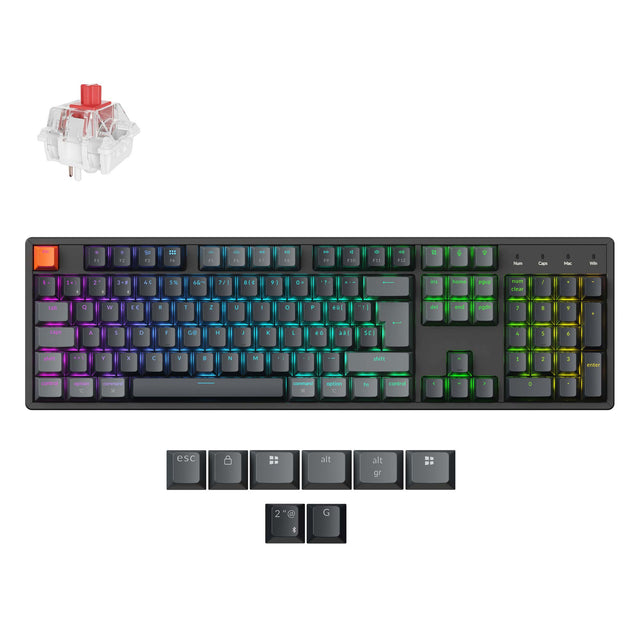 Keychron K10 QMK Wireless Mechanical Keyboard ISO Layout - Version 2