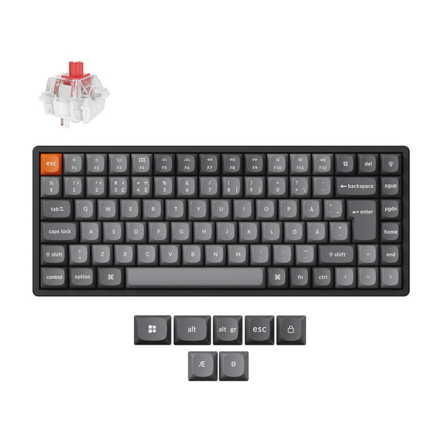 Keychron K2 Max QMK Wireless Mechanical Keyboard ISO Layout Collection