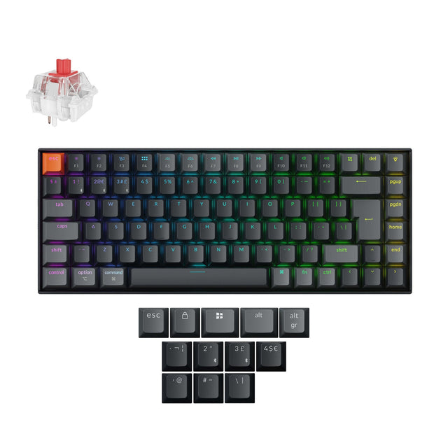 Clavier mécanique sans fil Keychron K2 QMK disposition ISO - Version 3