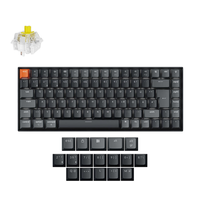 Clavier mécanique sans fil Keychron K2 QMK disposition ISO - Version 3