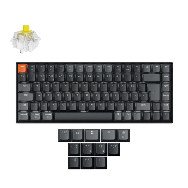 Clavier mécanique sans fil Keychron K2 QMK disposition ISO - Version 3