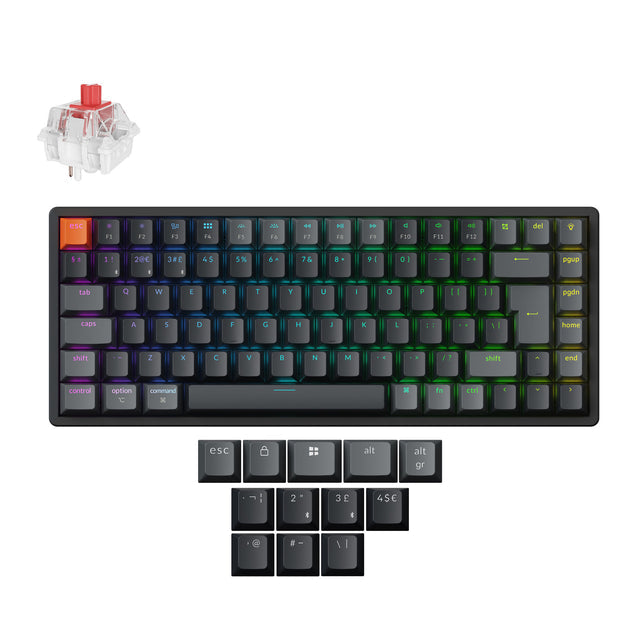 Clavier mécanique sans fil Keychron K2 QMK disposition ISO - Version 3