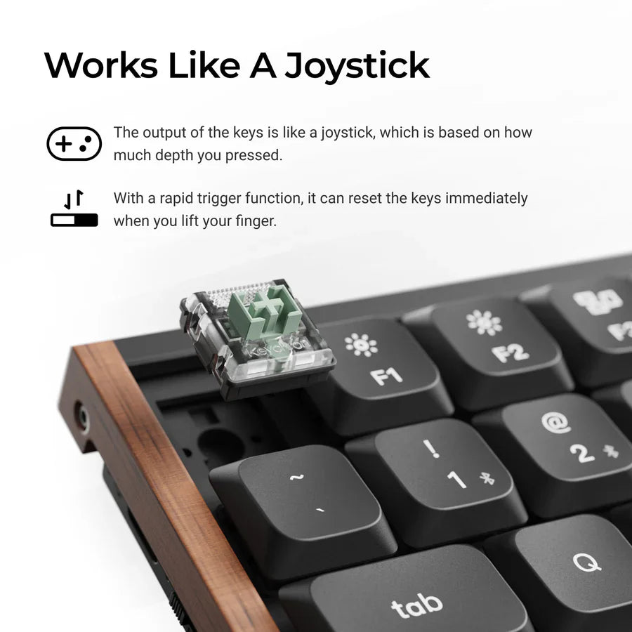 Clavier personnalisé Keychron K3 HE sans fil à interrupteur magnétique