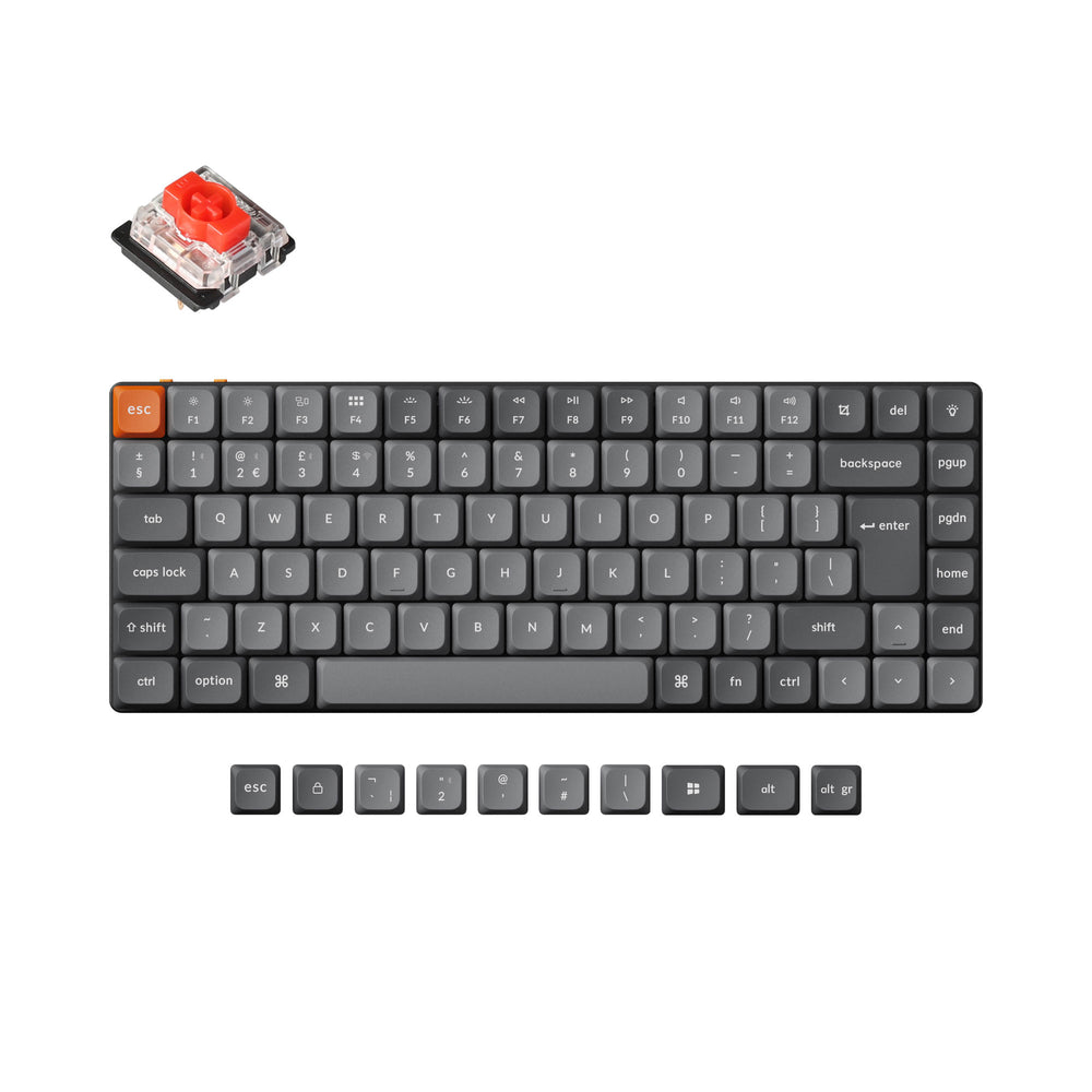 Keychron K3 Max QMK/VIA Clavier mécanique personnalisé sans fil Collection de mises en page ISO