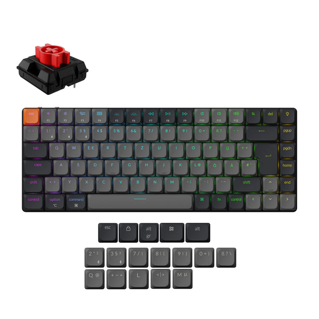 Keychron K3 QMK Wireless Mechanical Keyboard ISO Layout - Version 3