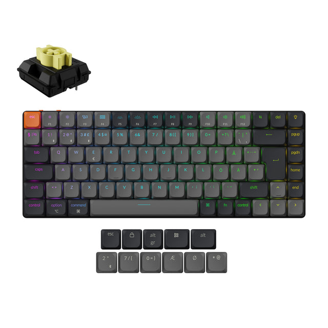 Keychron K3 QMK Wireless Mechanical Keyboard ISO Layout - Version 3