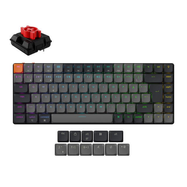 Keychron K3 QMK Wireless Mechanical Keyboard ISO Layout - Version 3