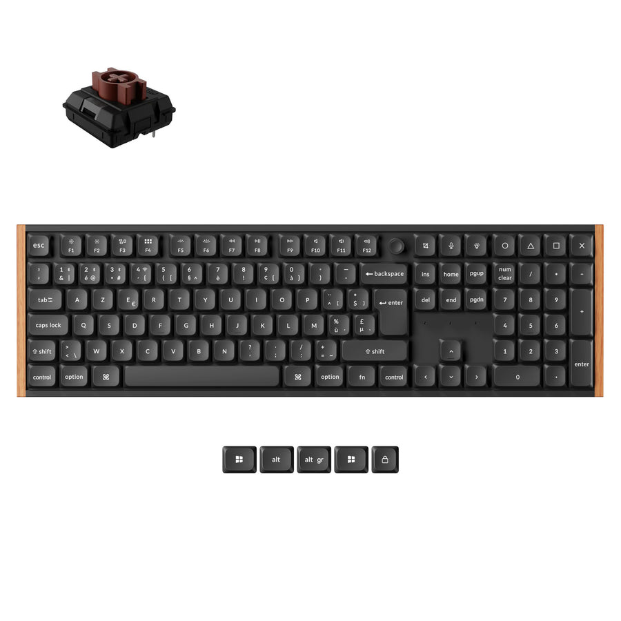 Clavier mécanique personnalisé sans fil Keychron K5 Ultra 8K Collection avec disposition ISO