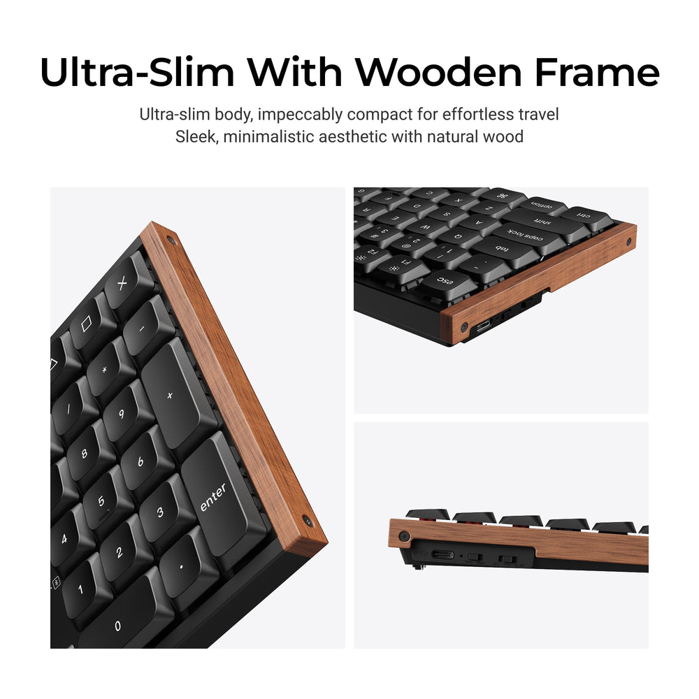 Clavier mécanique personnalisé sans fil Keychron K5 Ultra 8K (Disposition US ANSI)