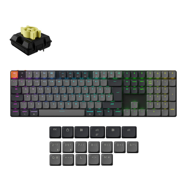 Keychron K5 QMK Wireless Mechanical Keyboard ISO Layout - Version 2