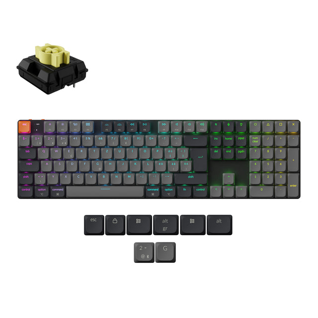 Keychron K5 QMK Wireless Mechanical Keyboard ISO Layout - Version 2