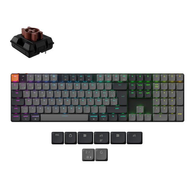 Keychron K5 QMK Wireless Mechanical Keyboard ISO Layout - Version 2