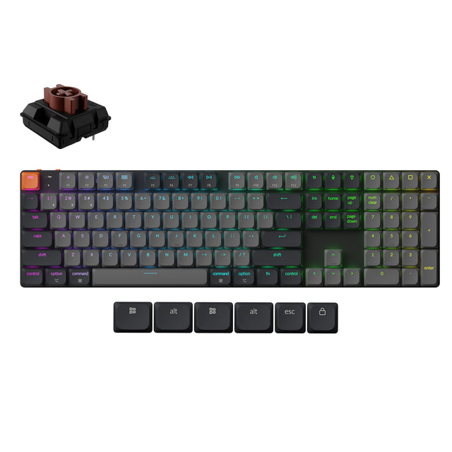 Keychron K5 QMK Wireless Mechanical Keyboard (Version 2) (US ANSI Layout)