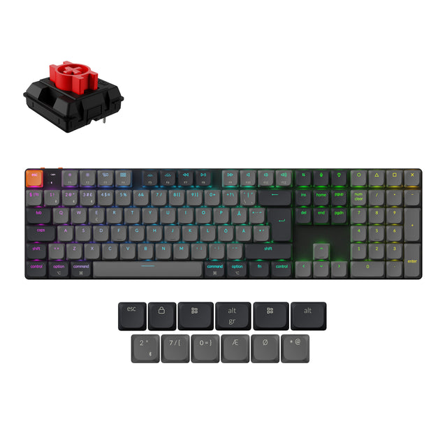 Keychron K5 QMK Wireless Mechanical Keyboard ISO Layout - Version 2