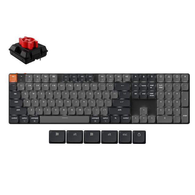 Keychron K5 QMK Wireless Mechanical Keyboard (Version 2) (US ANSI Layout)