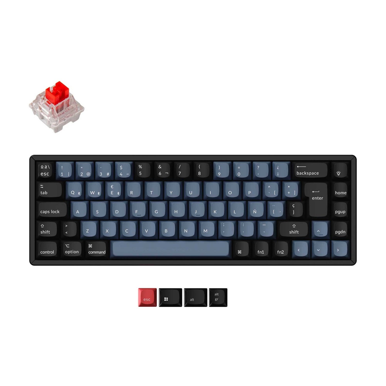 Keychron K6 Pro QMK/VIA Clavier mécanique sans fil Collection de mises en page ISO