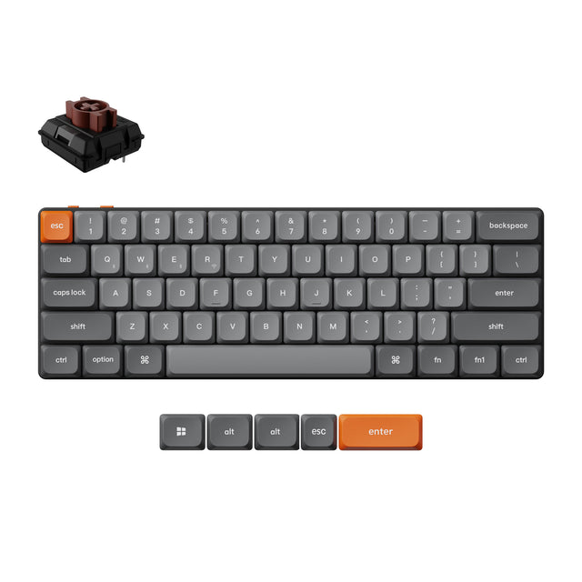 Clavier mécanique personnalisé sans fil Keychron K9 Max QMK