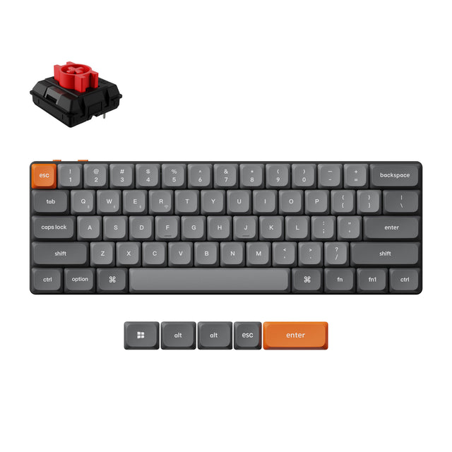 Clavier mécanique personnalisé sans fil Keychron K9 Max QMK