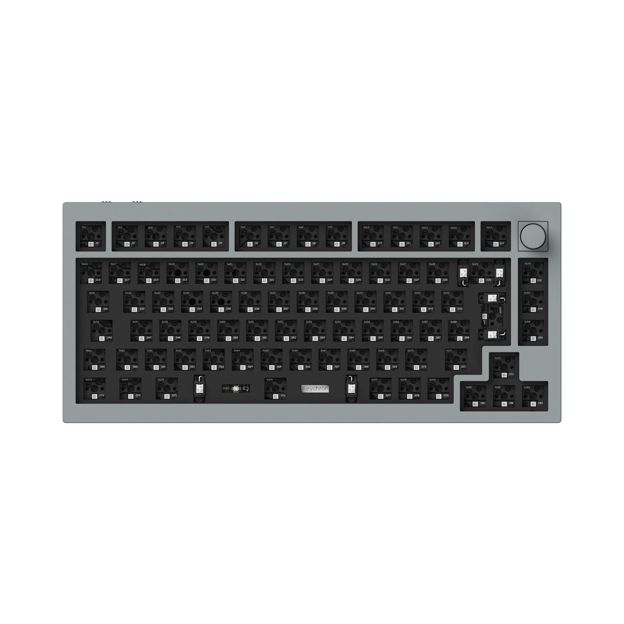 Keychron Q1 Pro QMK/VIA Clavier mécanique personnalisé sans fil Collection de mises en page ISO
