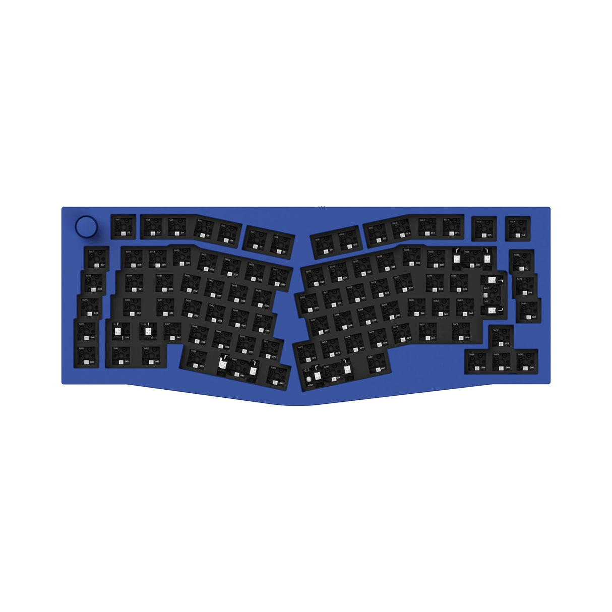 Keychron Q10 (Alice Layout) QMK Clavier mécanique personnalisé Collection de mises en page ISO