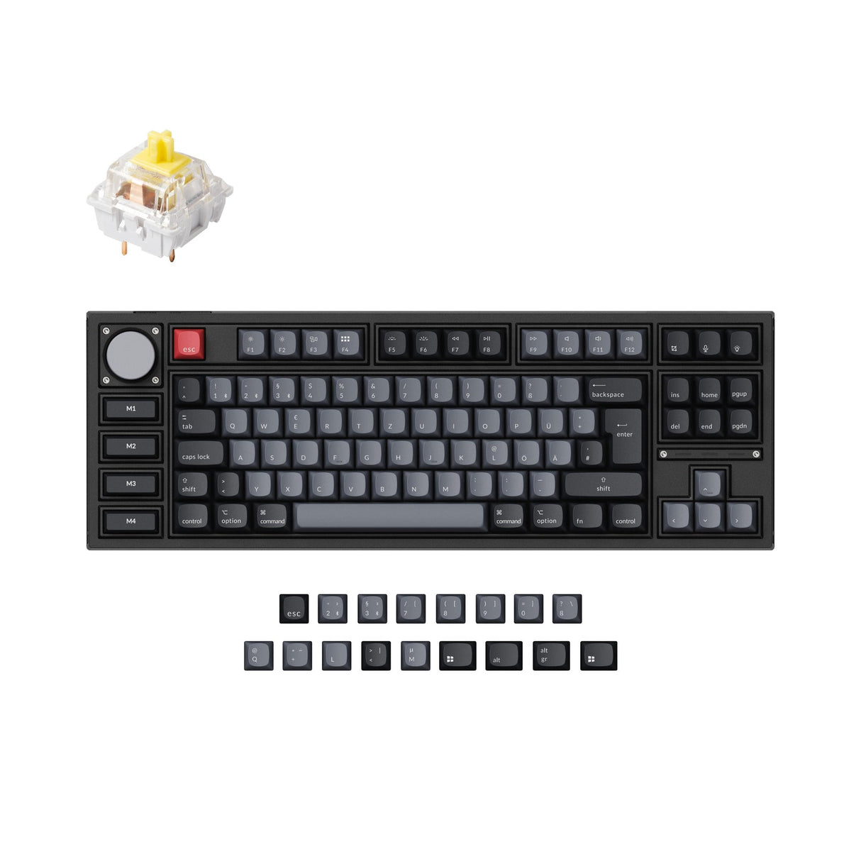 Collection de mises en page ISO de clavier mécanique personnalisé Keychron Q3 Pro QMK