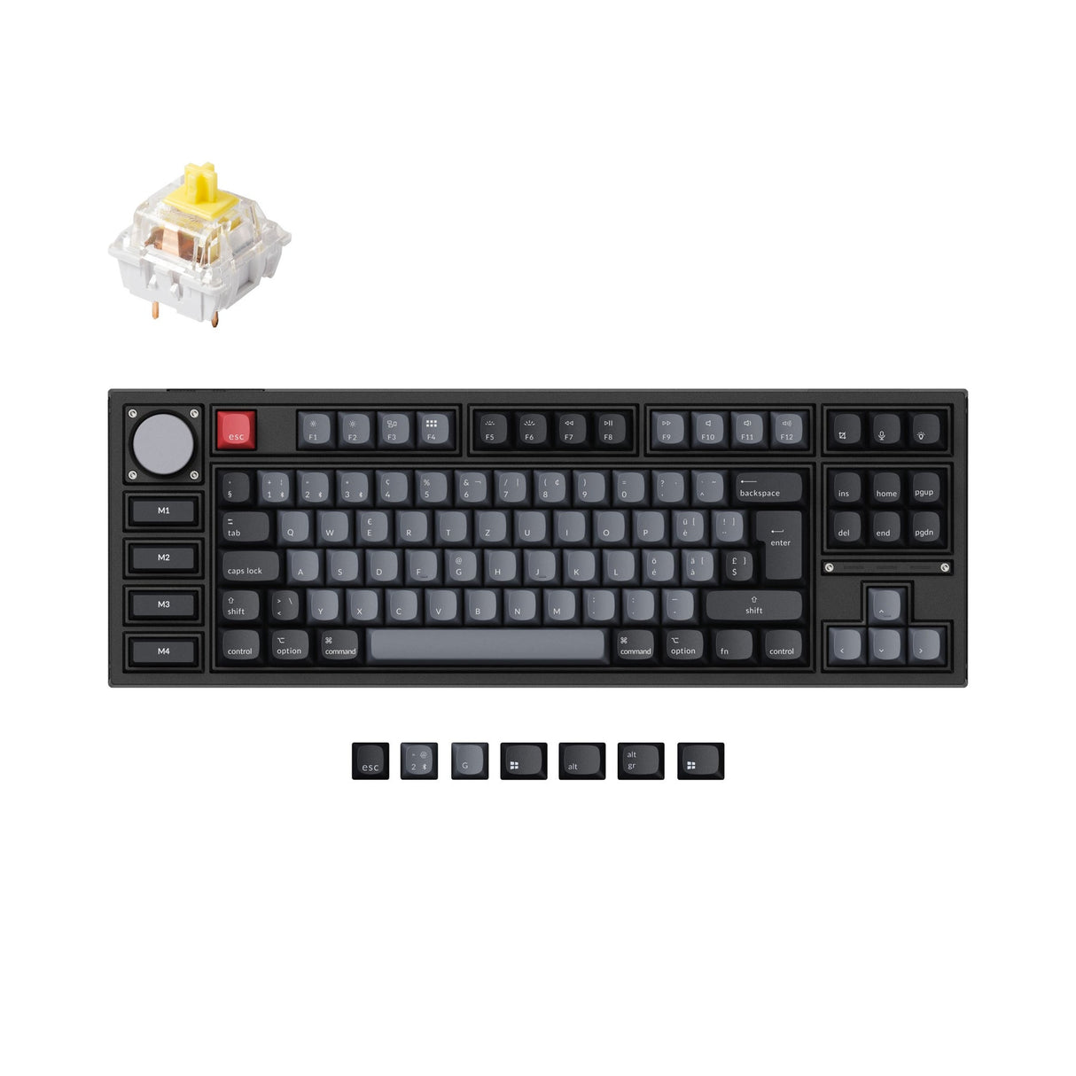 Collection de mises en page ISO de clavier mécanique personnalisé Keychron Q3 Pro QMK