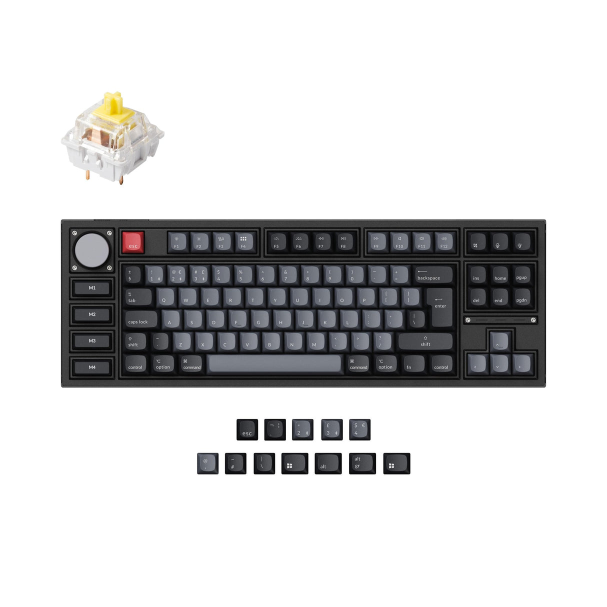 Collection de mises en page ISO de clavier mécanique personnalisé Keychron Q3 Pro QMK