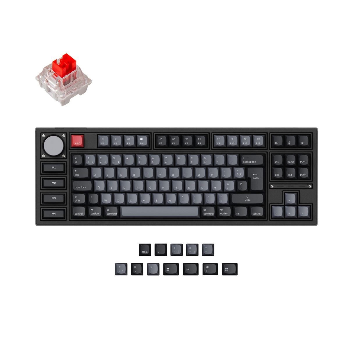 Collection de mises en page ISO de clavier mécanique personnalisé Keychron Q3 Pro QMK