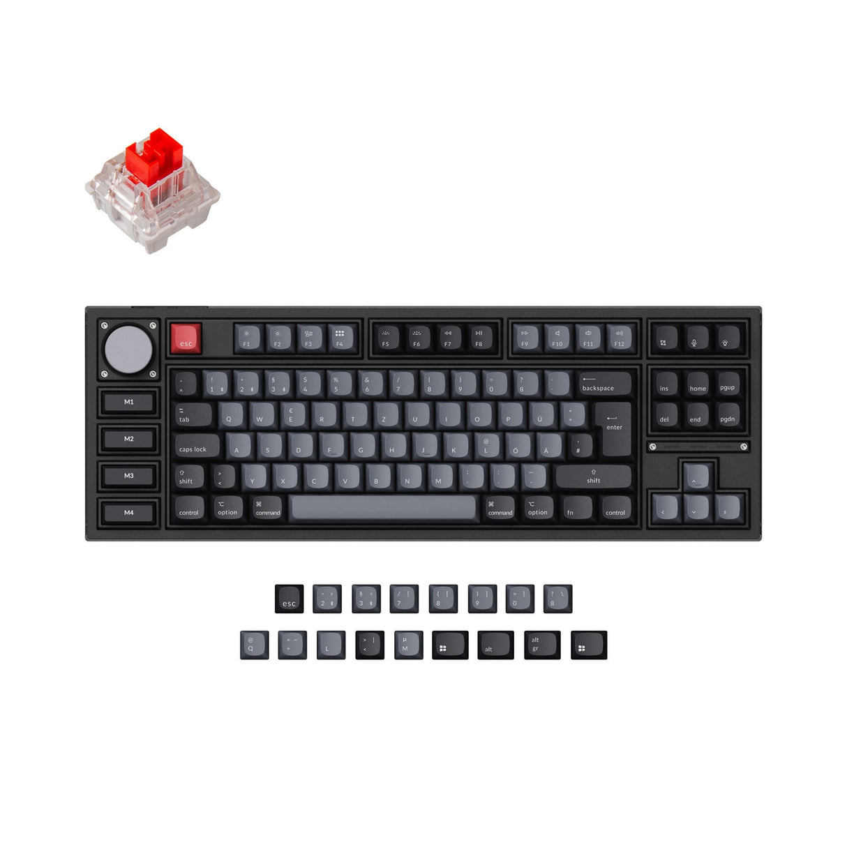 Collection de mises en page ISO de clavier mécanique personnalisé Keychron Q3 Pro QMK