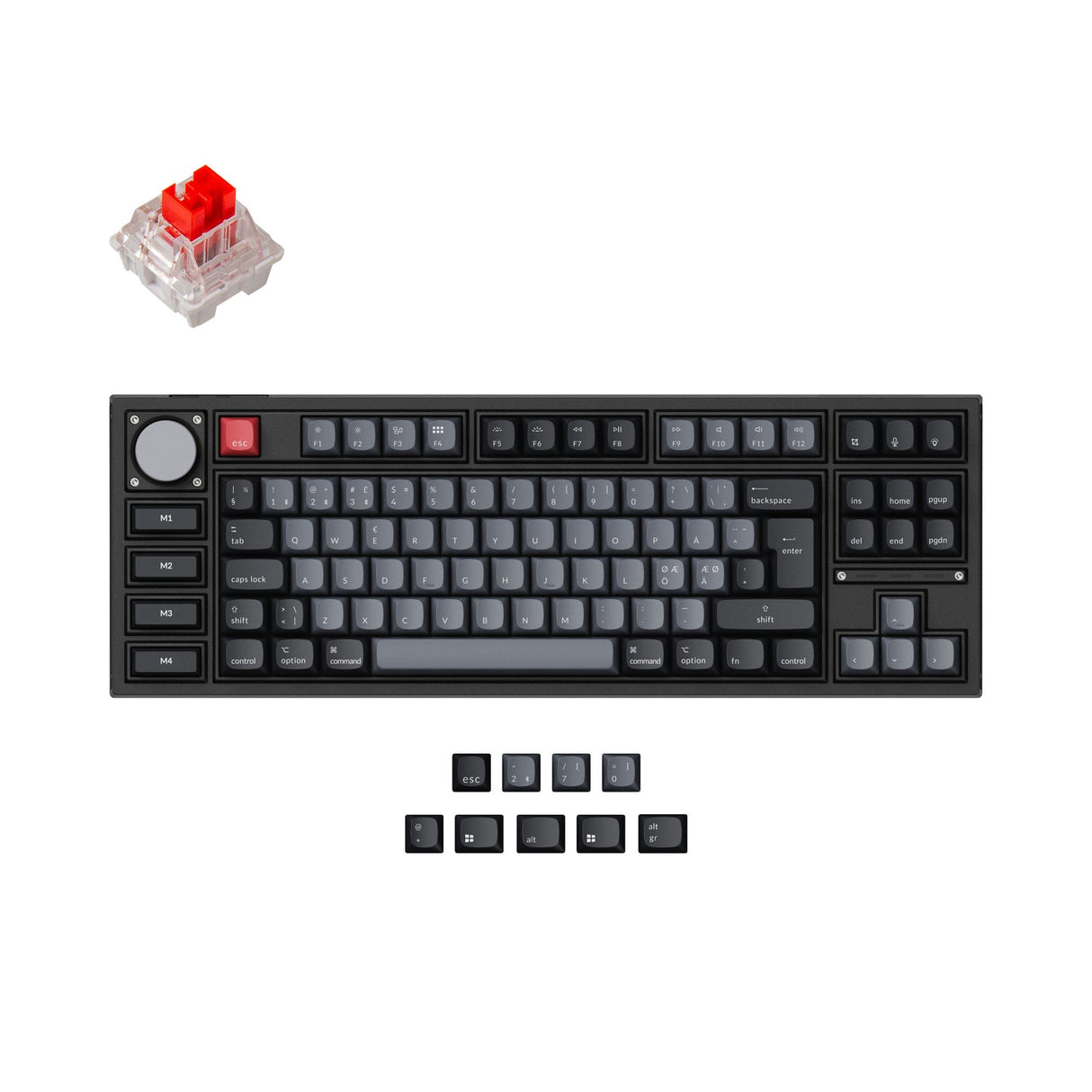 Collection de mises en page ISO de clavier mécanique personnalisé Keychron Q3 Pro QMK