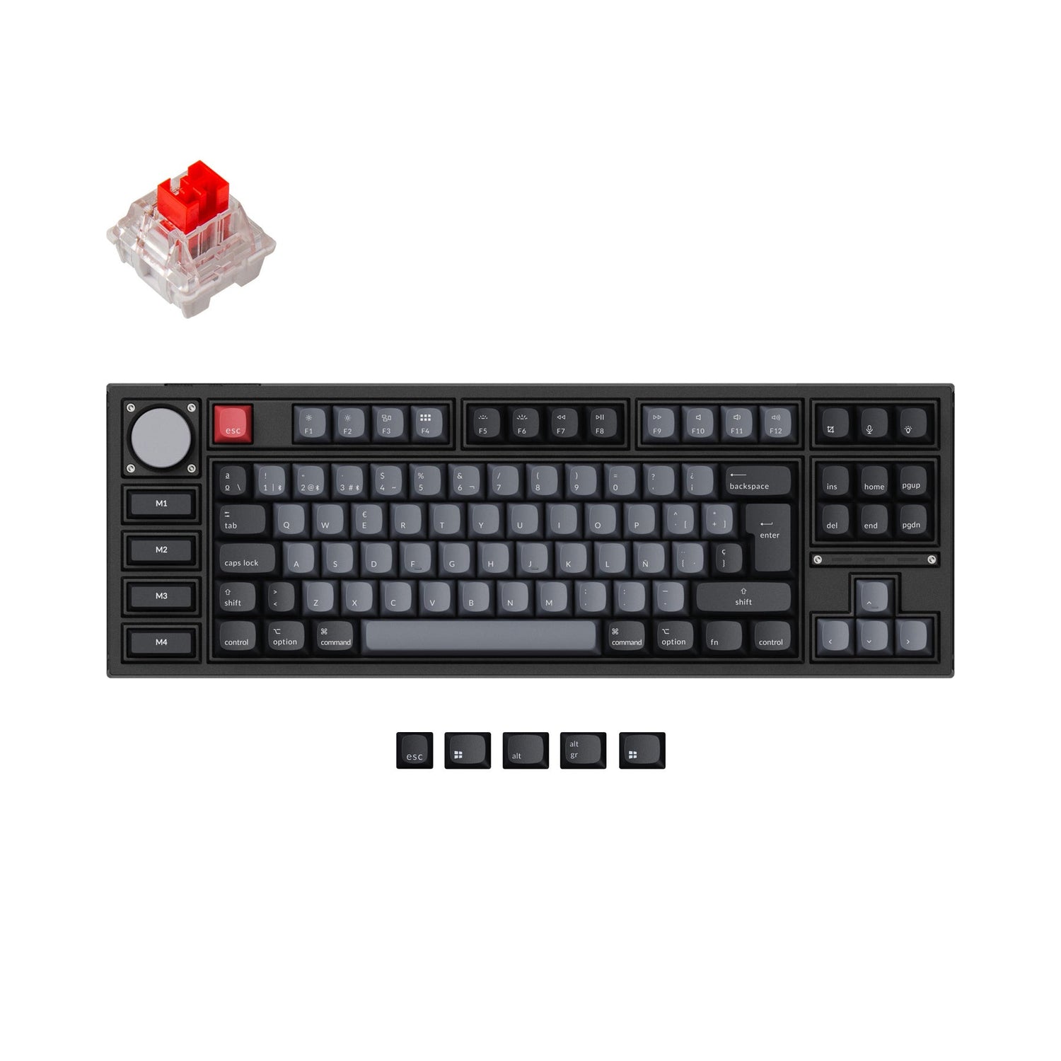 Collection de mises en page ISO de clavier mécanique personnalisé Keychron Q3 Pro QMK