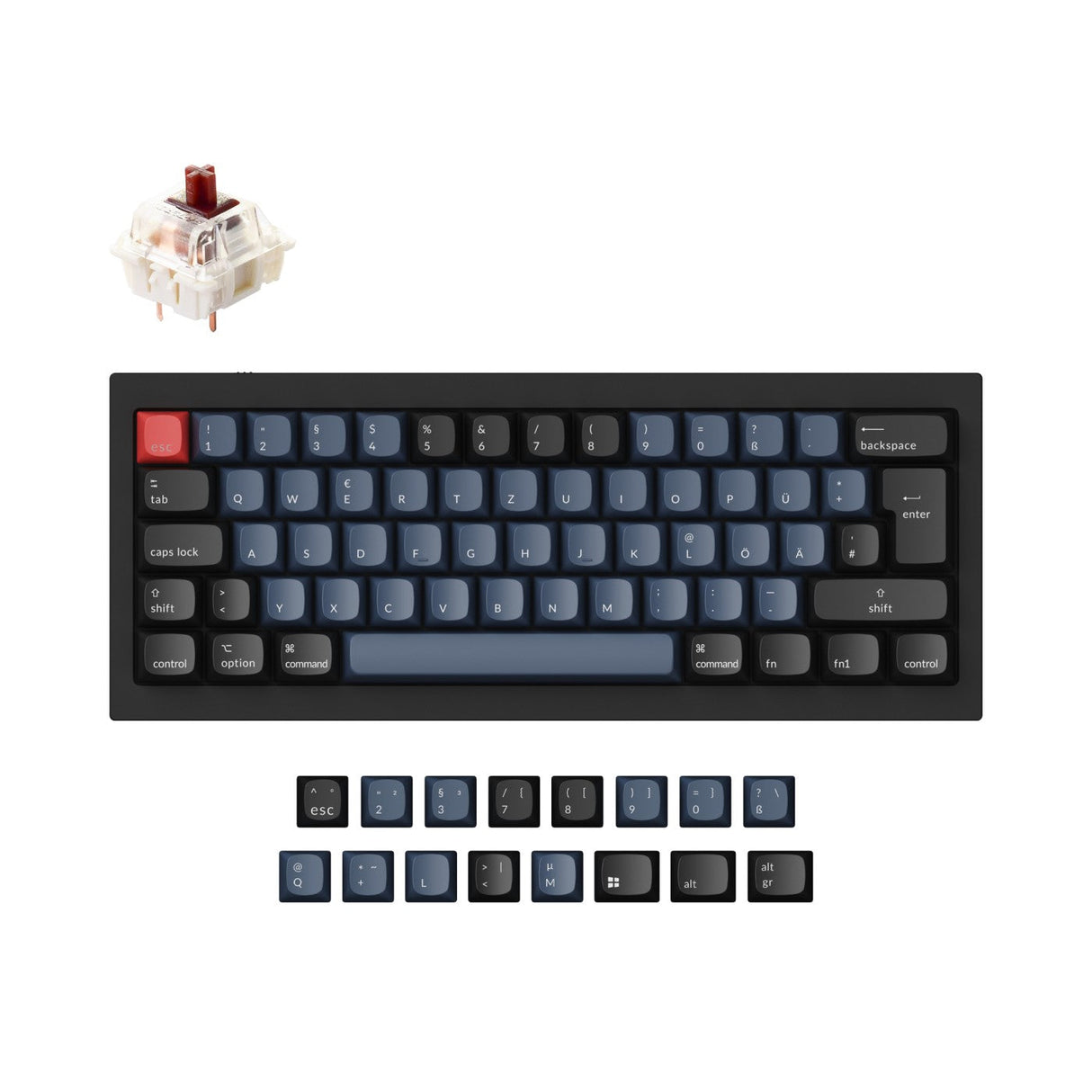Collection de mises en page ISO de clavier mécanique personnalisé Keychron Q4 QMK