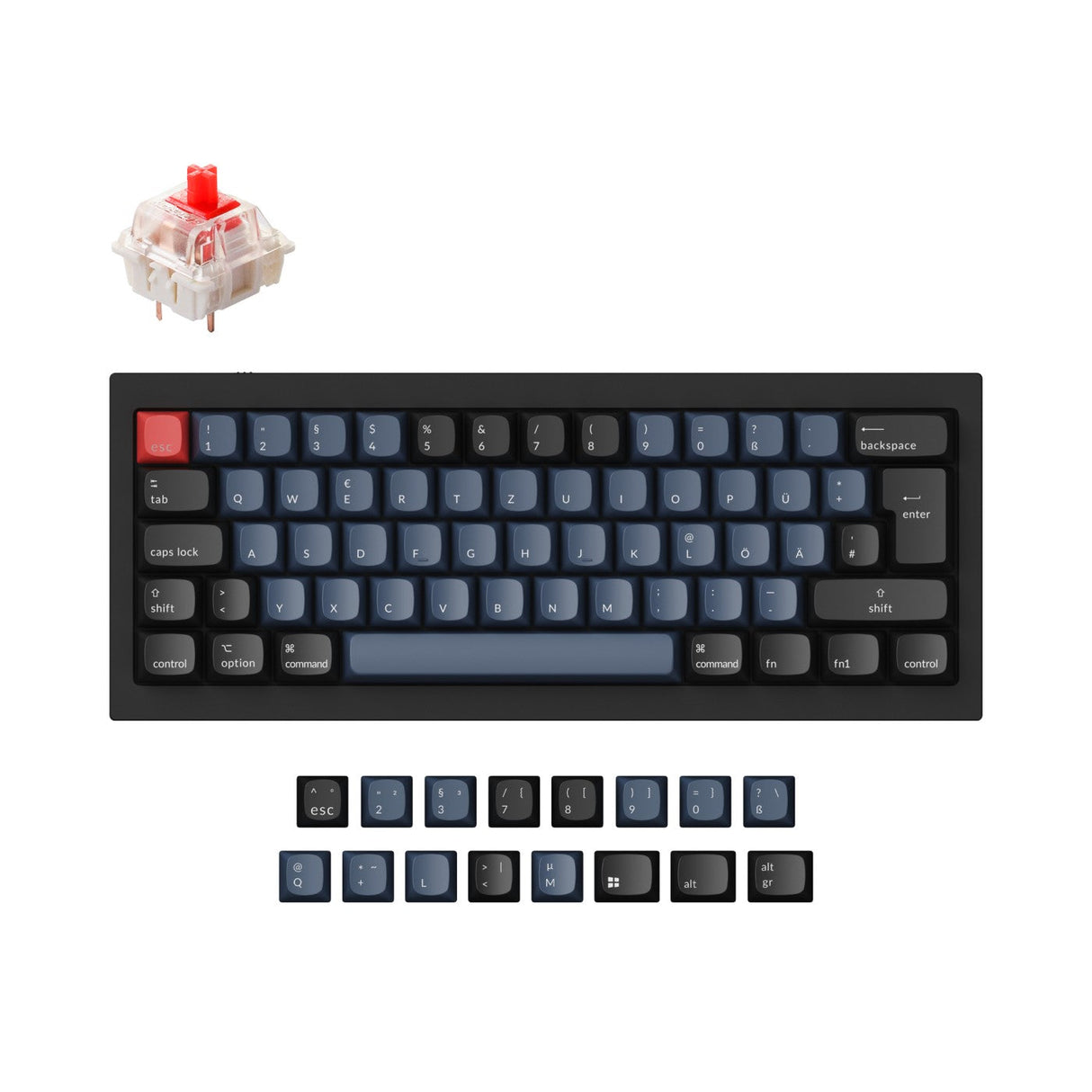 Collection de mises en page ISO de clavier mécanique personnalisé Keychron Q4 QMK