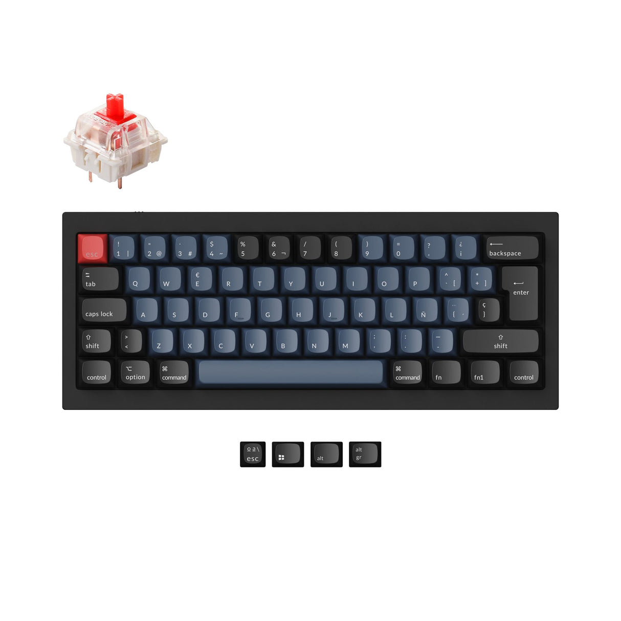 Collection de mises en page ISO de clavier mécanique personnalisé Keychron Q4 QMK